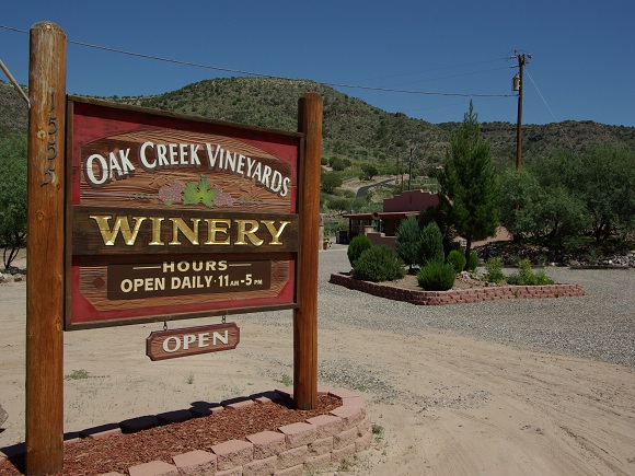 Das Oak Creek Weingut