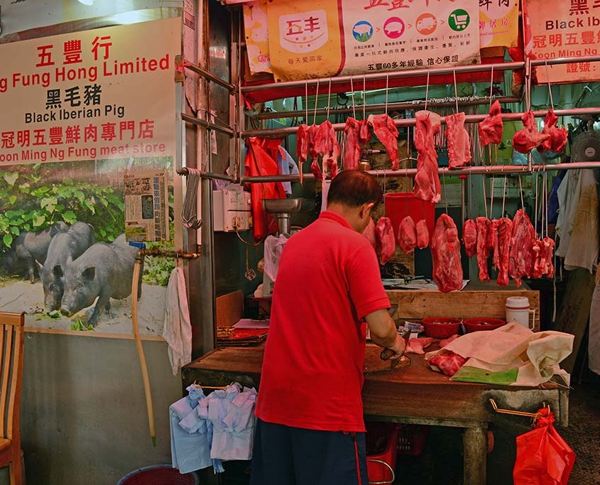 Reisebericht Hongkong: Iberico Schwein vom Markt Reisebericht Hongkong: Iberico Schwein vom Markt