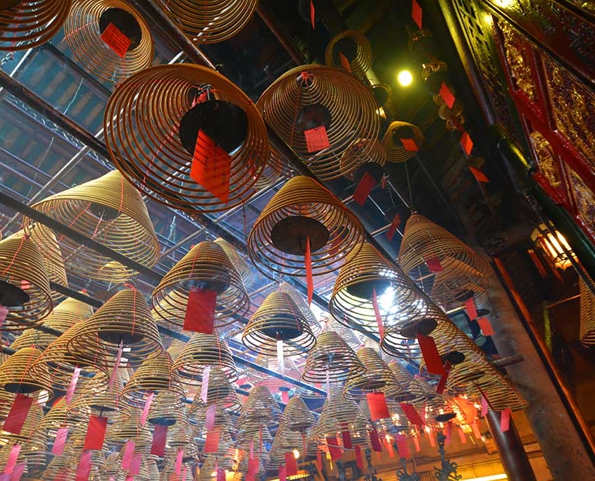 Reisebericht Hongkong: Man Mo Tempel Reisebericht Hongkong: Man Mo Tempel